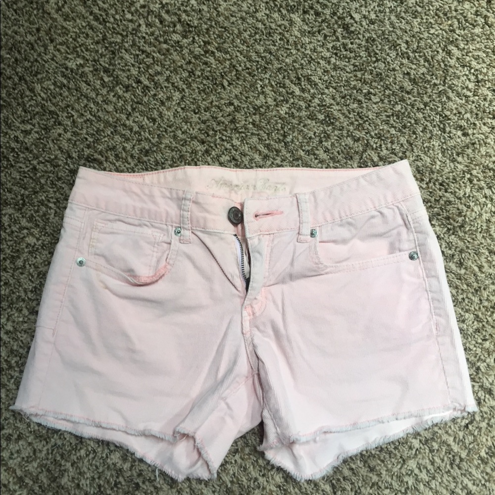 Pink stretch shorts
